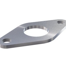 Фланец нержавеющий резьбовой овальный Ду 8 Ру 6 AISI 304 8 мм DIN 2558